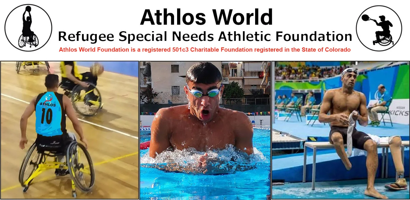 Athlos World — Refugee Special Needs Athletic Foundation. Athlos World Foundation is a registered 501c3 Charitable Foundation registered in the State of Colorado.